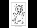 Unleash Your Creativity with Printable Dragon Coloring Pages Vol 9