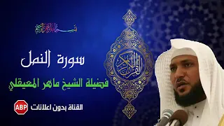 سورة النمل كاملة ماهر المعيقلي بدون اعلانات 