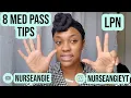 8 Med Pass Tips for Nurses LPN Nurse Angie