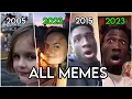 All recreated memes in one Then vs Now