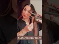 Download Lagu How to curl a hair with  straightener #shorts #youtube #hairstyle #yt #fyp