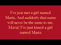 Maria Lyrics - West Side Story