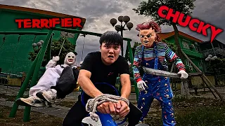Parkour POV vs Terrifier & Chucky || ESCAPING IN REAL LIFE | Ep : 51