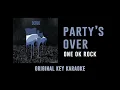Download Lagu Party's Over - ONE OK ROCK | Detox | カラオケ | Karaoke Instrumental with Lyrics