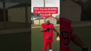 When Your Scared To Hit A Football Practice Shorts 