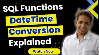 SQL Development Course Day 14 Date Time and Conversion Functions in SQL
