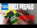 How To Activate AMEX Serve Free Reloads Prepaid Card