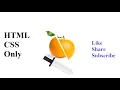 Fruit Fruit cutting with HTML and CSS Animation