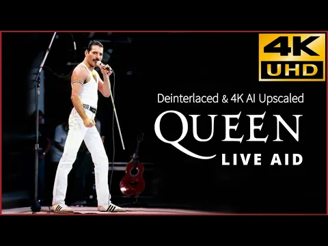 Download MP3 Live Aid- Queen 1985 4K & HQ Sound
