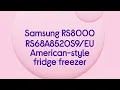 Samsung RS8000 American-style Fridge Freezer - Matte Stainless