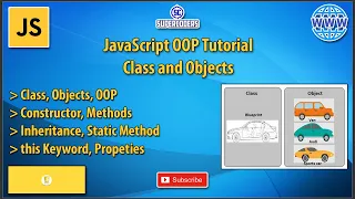 JavaScript OOP Class and Objects Tutorial Basics Constructor Static Method Inheritance