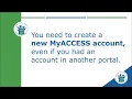 How to Create a MyACCESS Account
