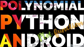 Plot Polynomial in Python for Android