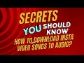 Download Lagu How to download Instagram Video to MP3: Easy and Quick Conversion Tutorial