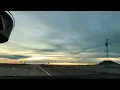 Sunset over the Capulin Volcano in Des Moines New Mexico top right northeast corner