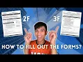 HOW TO FILL OUT FORM 2F 3F NCLEX NYSED Forms