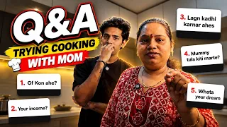 Q&A | TRYING COOKING WITH MOM | @nickshinde0101 