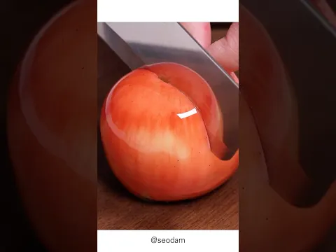 AI인척 하는 먹을수있는 유리과일 🍎 #seodam #서담
