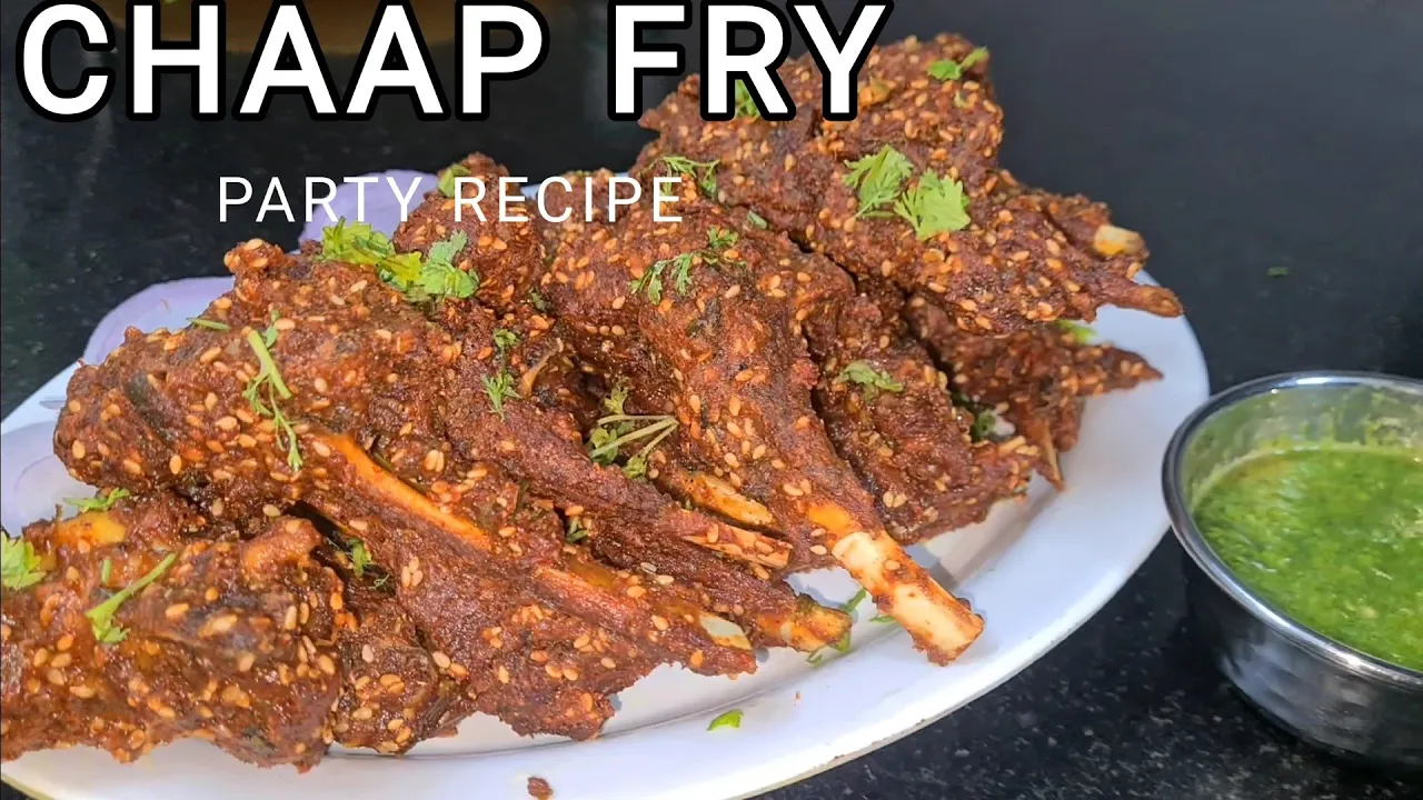 Mutton Chops Fry How To Make Mutton Chops Easy And Quick Mutton chaanp fry hindi english  recipe