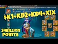Download Lagu Lords Mobile - 34BILLION 4 WAYS KVK POINTS! - KVK action in $K1+KD2+KD4+XIX