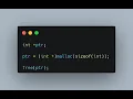 C programming tutorial - Part 12 dynamic memory allocation