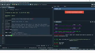 UnicodeDecodeError Python Pandas pd read - csv Learnerea