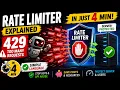 What is Rate Limiting Token Bucket Sliding Window Rate Limiter Explain in 4 Min Code Infinity