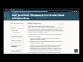 Day One and Beyond Putting OCI Best Practices into practice