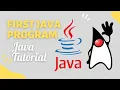 Java first program hello world Java with Ali