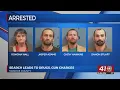 Four arrested in Monroe County for Methamphetamines gun charges