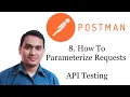 Postman Tutorial 8 - How to Parameterize Requests API Testing