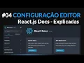 Configuracao do Editor - React js Docs