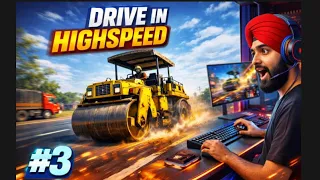a roadroller drive in highspeed indian vehicle simulator full test 