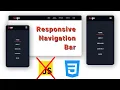 Responsive Navigation Bar Using Pure CSS No Js