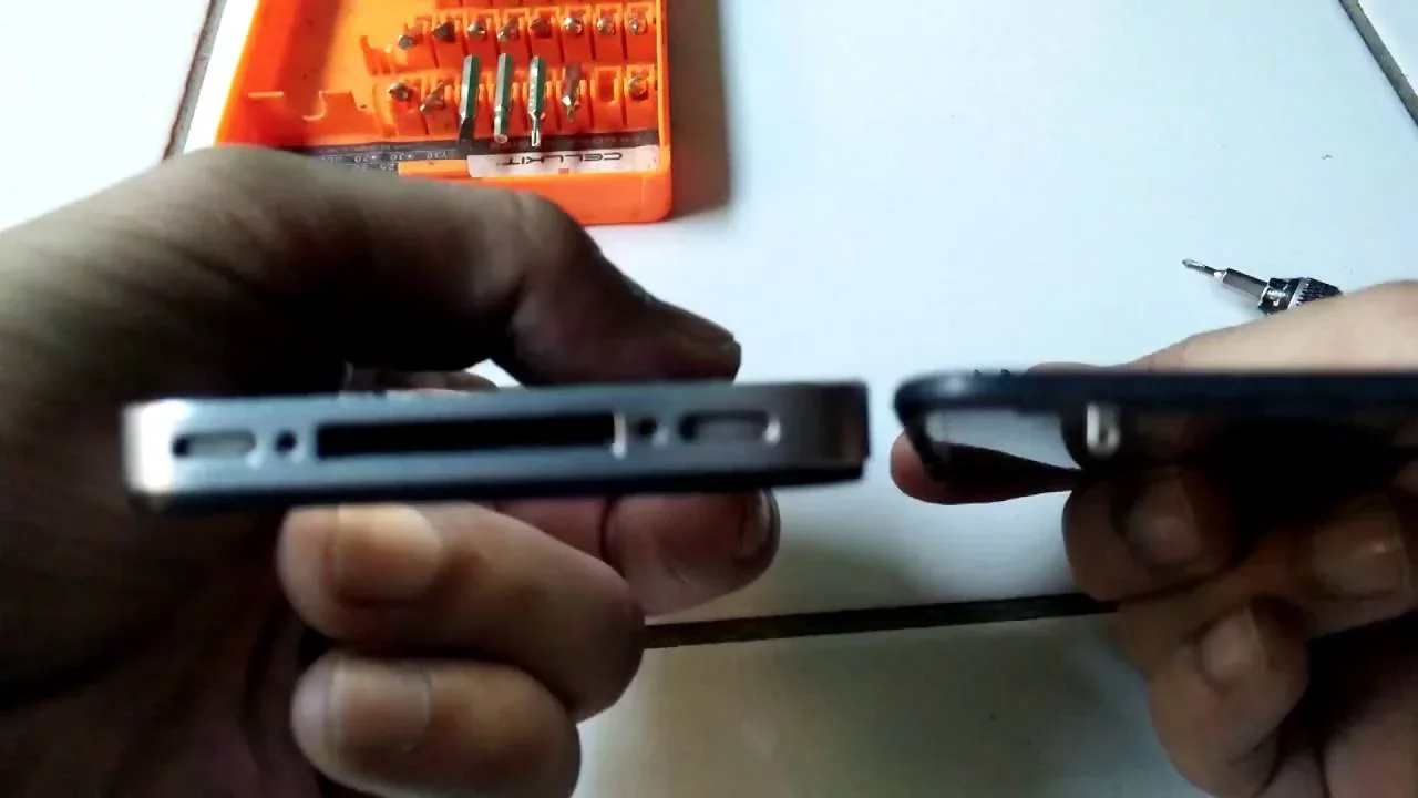How to replace a broken back glass on a iPhone 4 and a iPhone 4S to visit my store http://stores.eba. 
