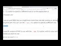 CodeIgniter 4 Running Your App