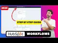 How to Use HubSpot Workflows - Step-by-Step Tutorial for Beginners 2026