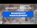 Advanced Certificate NonProfit Management CUNY SPS