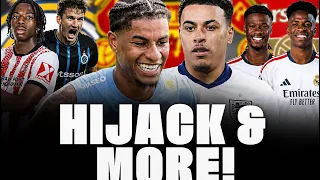 hijack happening rashford decision arsenal three moves vini jr and camavinga