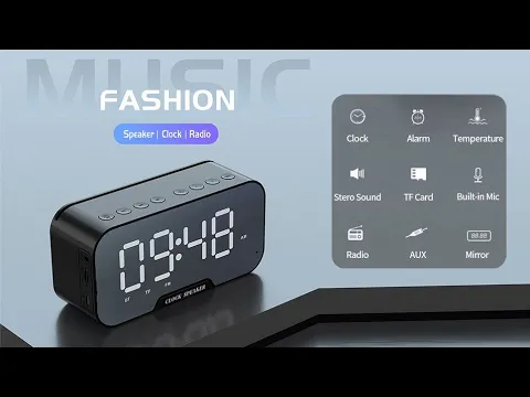 WALKENT SMART ALARM CLOCK WITH BLUETOOTH SPEAKERS AND FMBEST QUALITY PRODUCT AT ONLY RS 1090