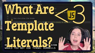 What are Template Literals Template Strings JavaScript in LESS-THAN 3 Minutes