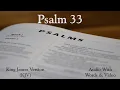 Psalm 33 - King James Version KJV Bible