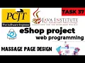 Web Project Task 37 java institute 1st Year e shop javainstituteforadvancedte1415