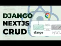 Django Nextjs CRUD - Python Backend y Javascript Frontend Django REST Framework y React