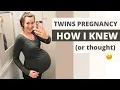 WHY I THOUGHT I WAS HAVING TWINS BEFORE MY FIRST ULTRASOUND TWIN MOM TWIN PREGNANCY SIGNS