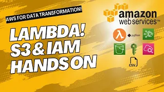 How to create a Lambda Function S3 Triggers with IAM Read csv data From S3 AWS Hands On