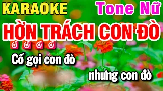 Karaoke Hờn Trách Con Đò Tone Nữ | Cha Cha Cha Beat Chuẩn Dễ Hát | Huỳnh Lê