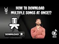 How To Download Multiple Songs At Once On Your PC 2026 Tutorial