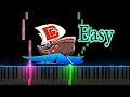 CG5 - Dear Calypso (An Original Sea Shanty) Easy Piano Tutorial