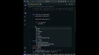 Counting Sort with Python